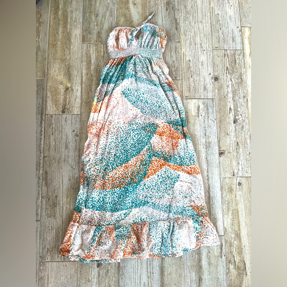 Colorful Strapless Maxi Dress Roxy - Picture 2 of 6
